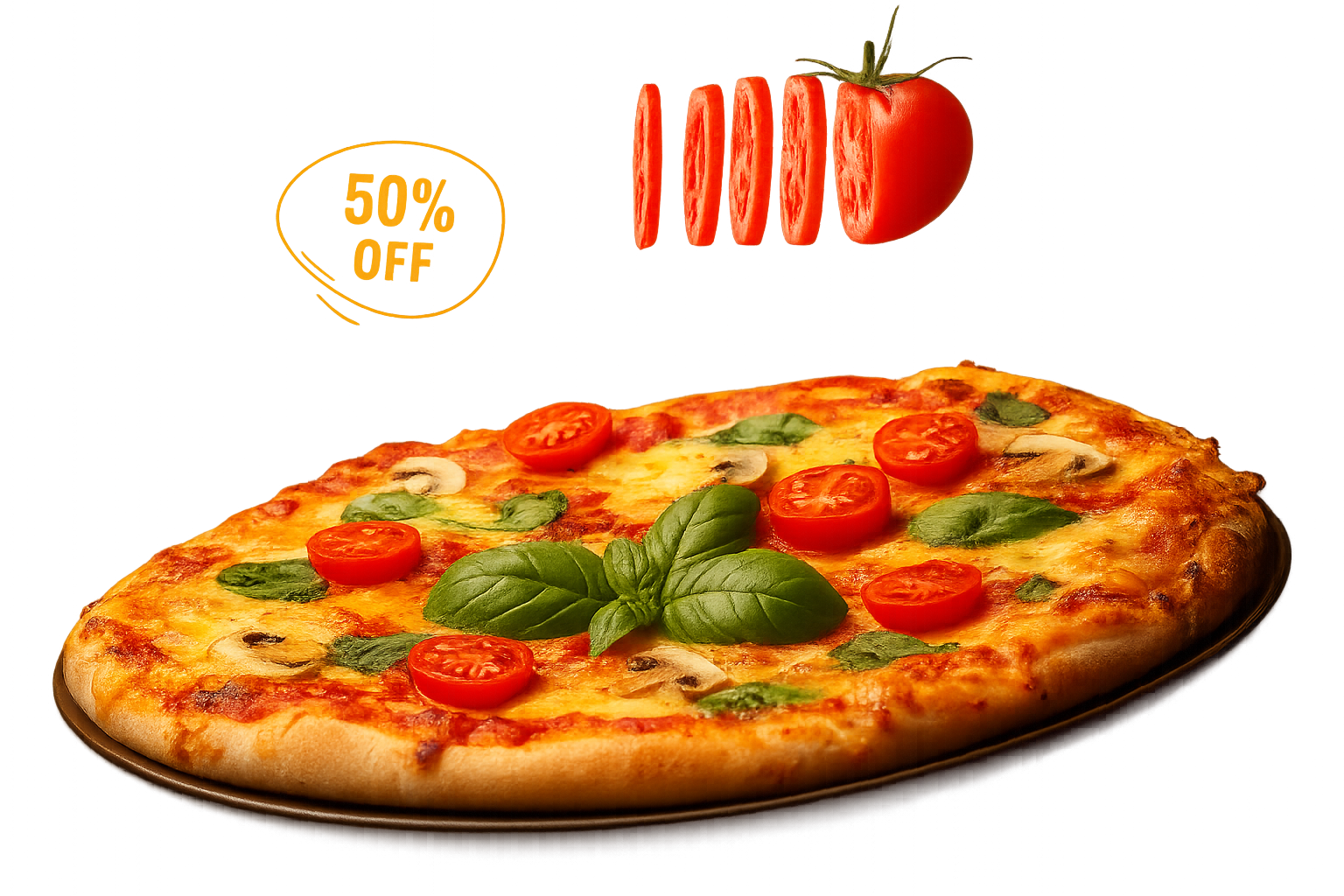 Floating Food Image